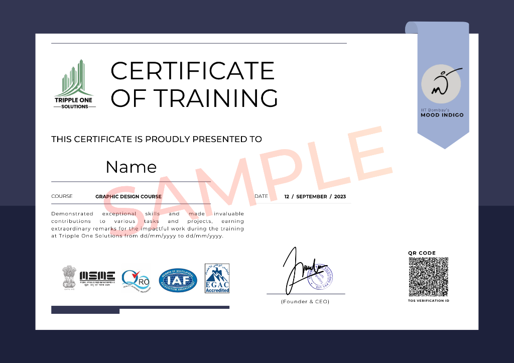 Certificate of Training